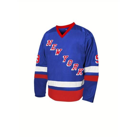 NWT Multiple Sizes Wayne Gretzky #99 New York Rangers Blue Jersey Rare Legend - Picture 2 of 5